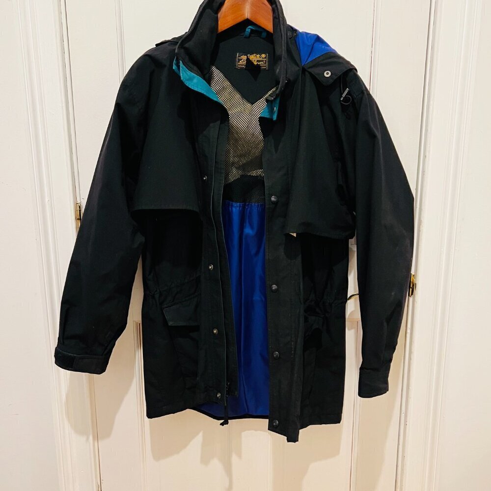 Eddie Bauer Men's Gore-Tex Waterproof Rain Jacket Coat Parka Hooded Large - Picture 7 of 16